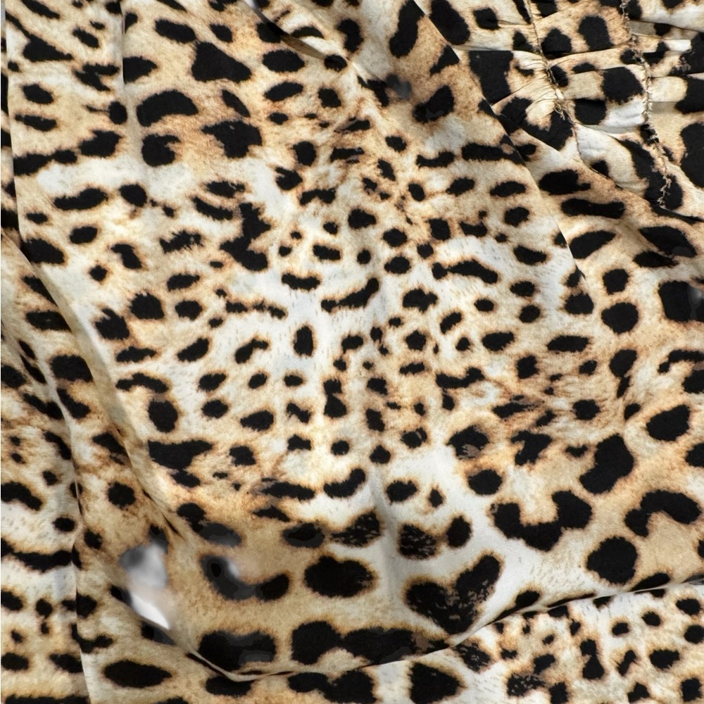 PHILOSOPHY Front Tie Triple Sleeve Sleeve Animal Print Blouse NWT 3X - Picture 12 of 16